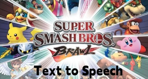 super smash bros snnouncer text to speech