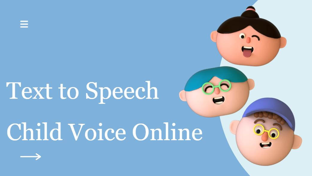 text to speech online child voice