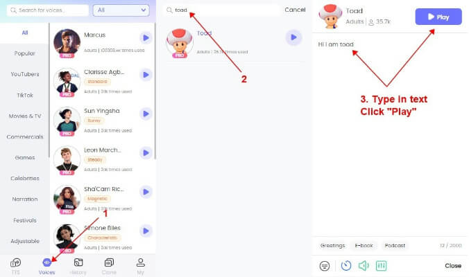 topmediai toad ai voice