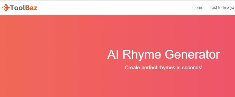 toolbaz rhyme generator