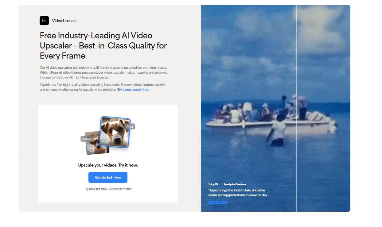 topaz labs video upscaler