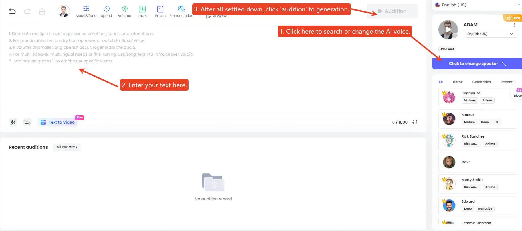 topMediai sport annoucer voice