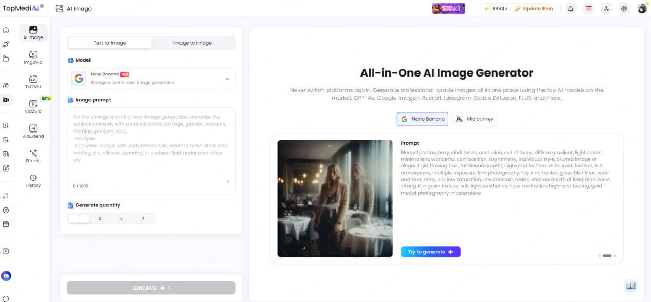 topmediai ai art generator
