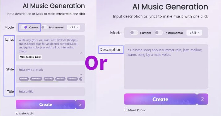 topmediai lyrics to music