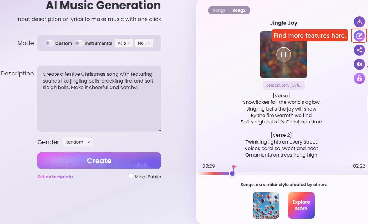 topmediai christmas song generation