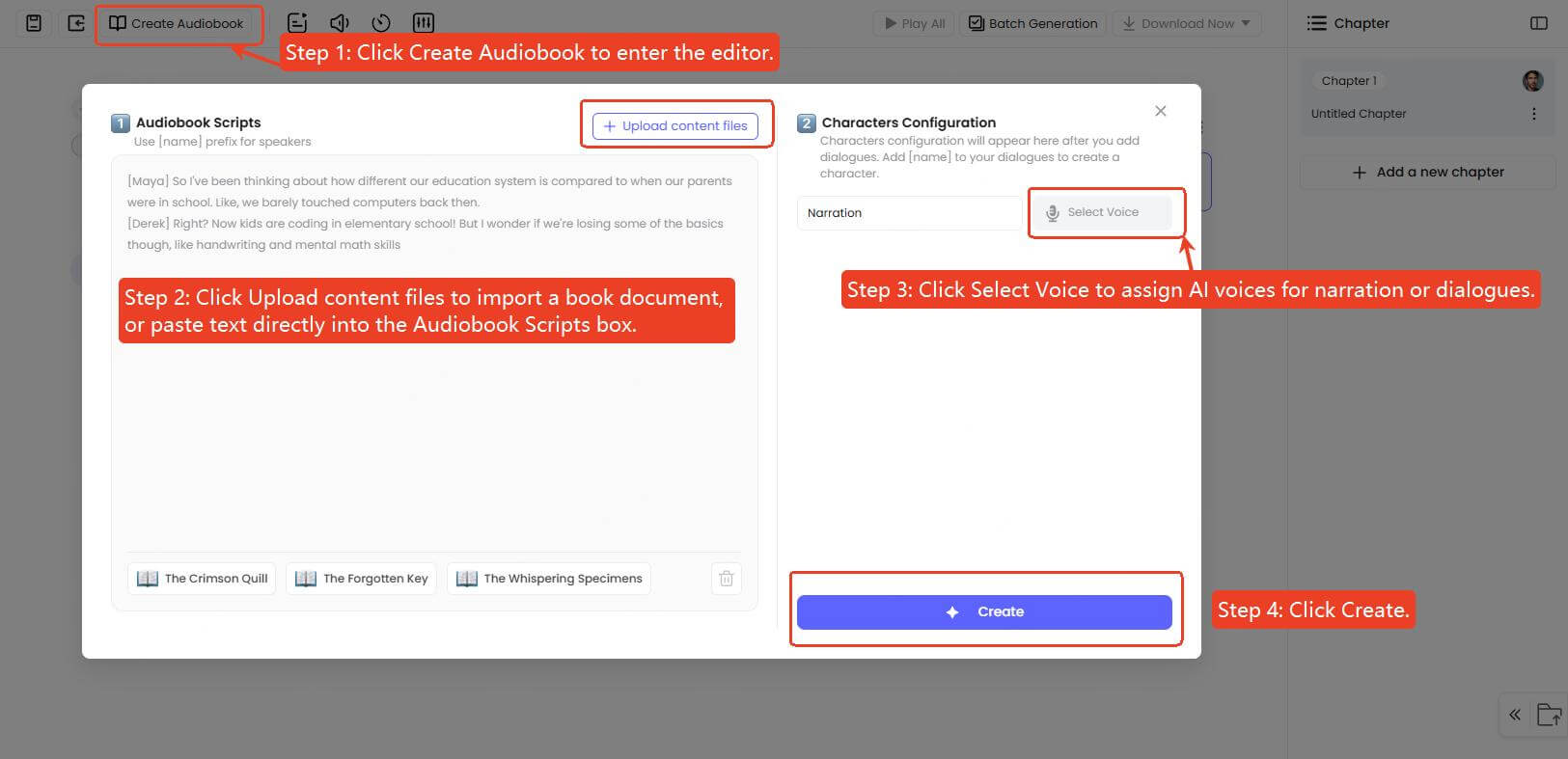 topmediai long text to speech