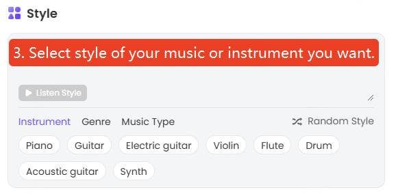 topmediai lyrics to song style