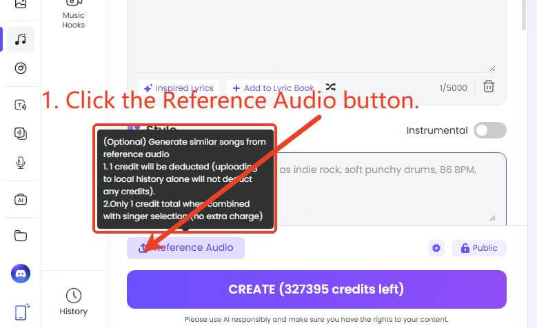 topmediai restyle step 1