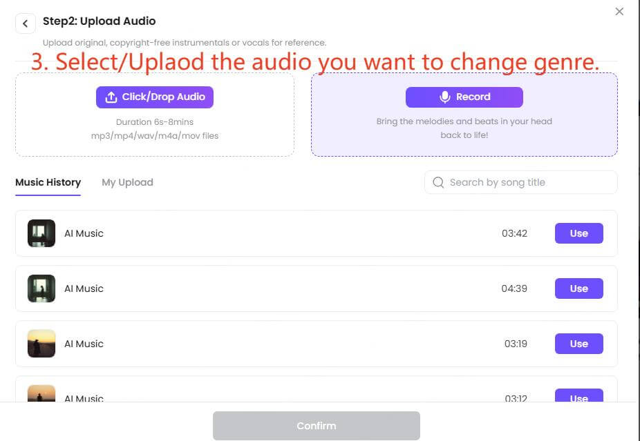 topmediai restyle step 3