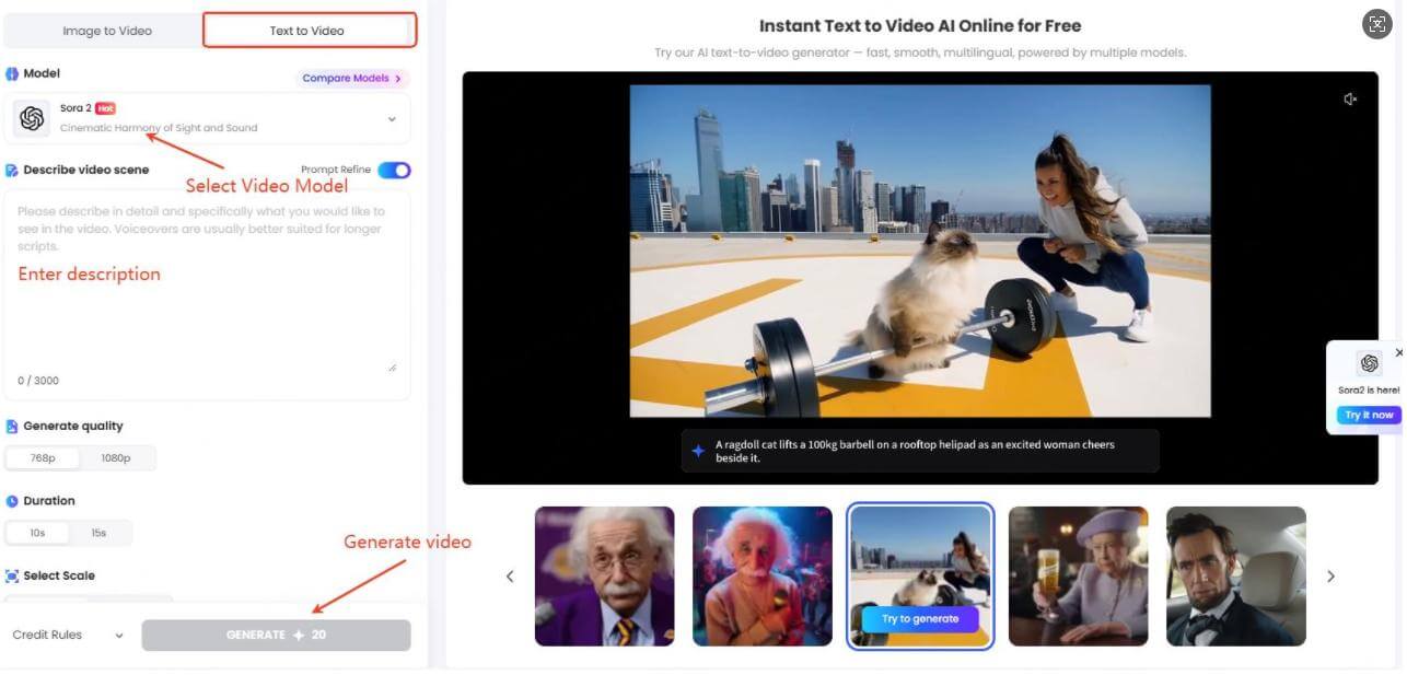 topmediai text to video