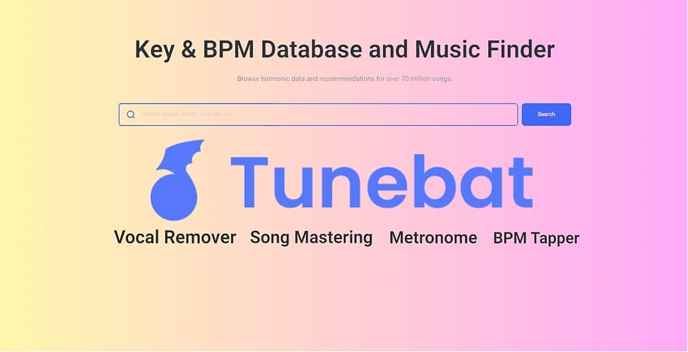 tunebat music style finder