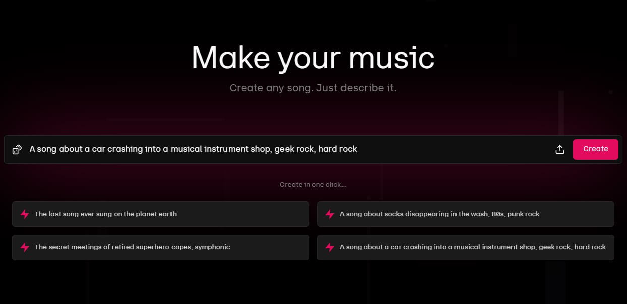 udio pop song generator generator