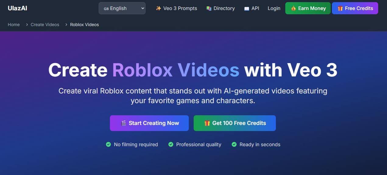 ulazai roblox video maker