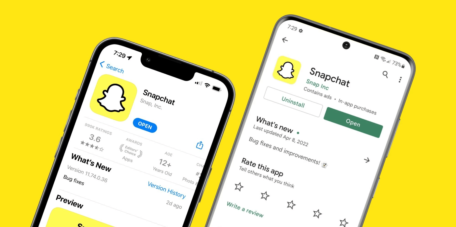 update your snapchat