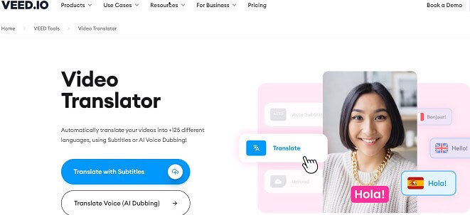 veed.io video translator