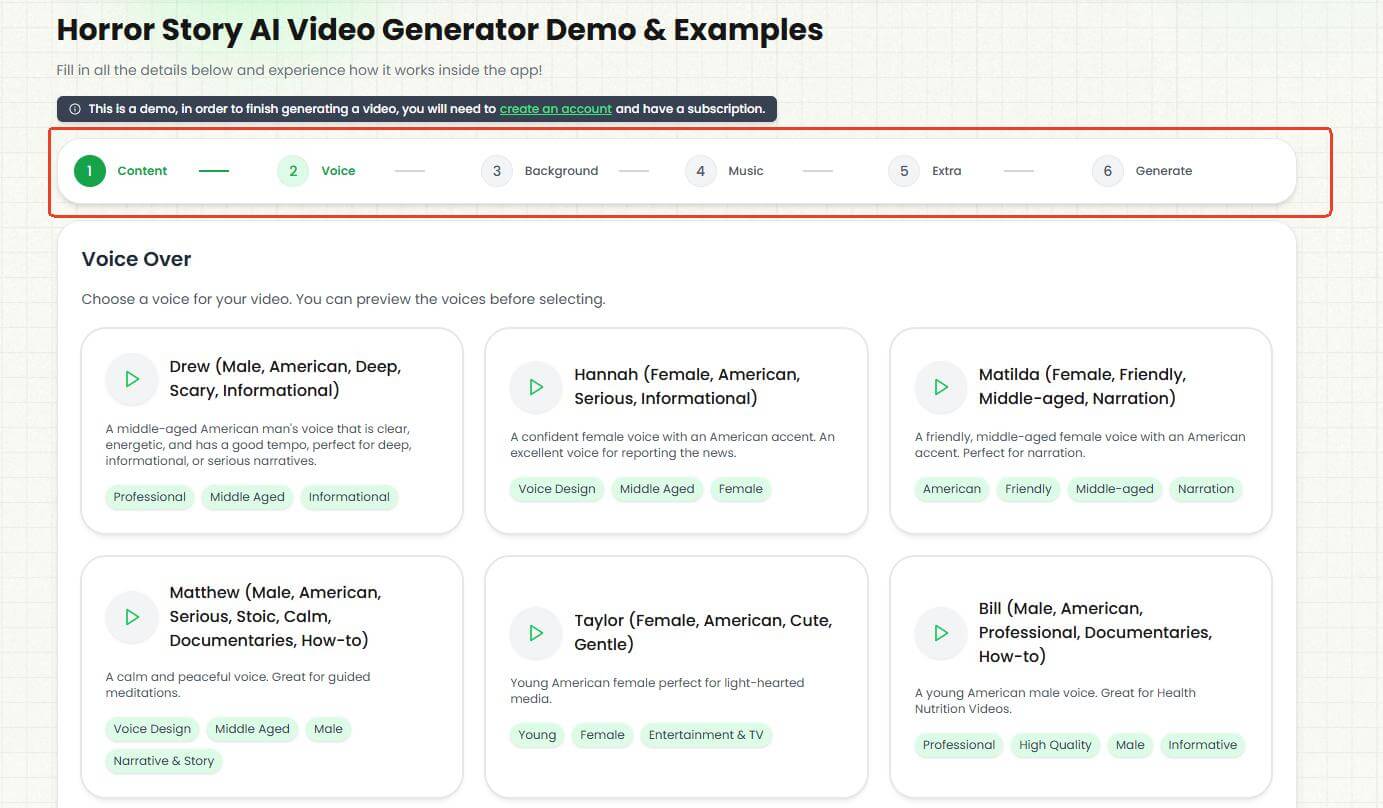 videnly horror video steps