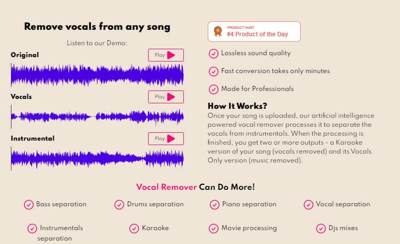 vocal remover