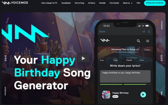 voicemod happy birthday song generator