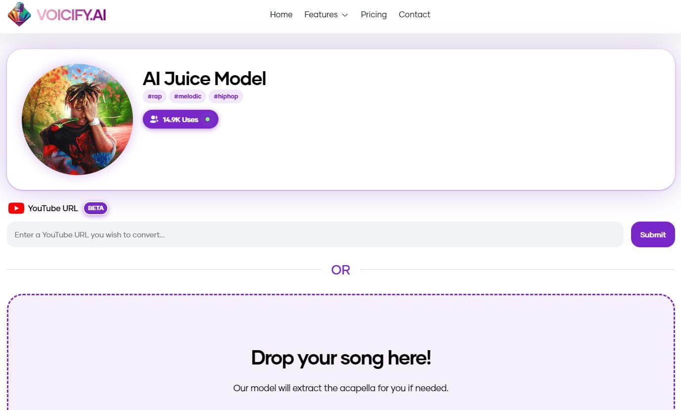 voicify ai juice model