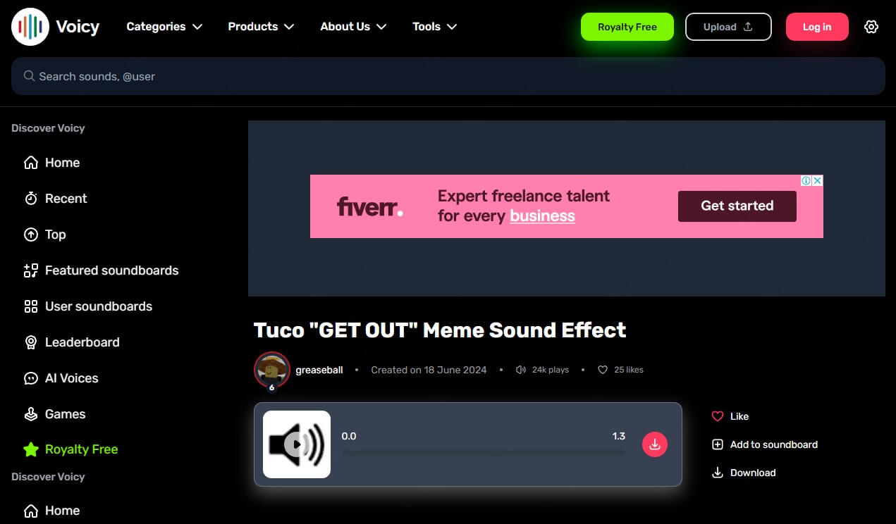voicy tuco get out sound effect