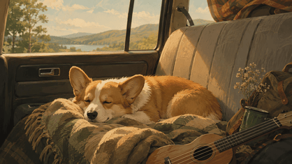 Corgi's Car Nap cover image