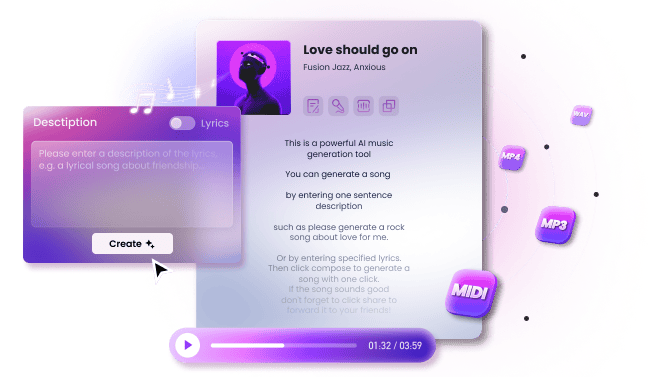 AI Music Generator Banner