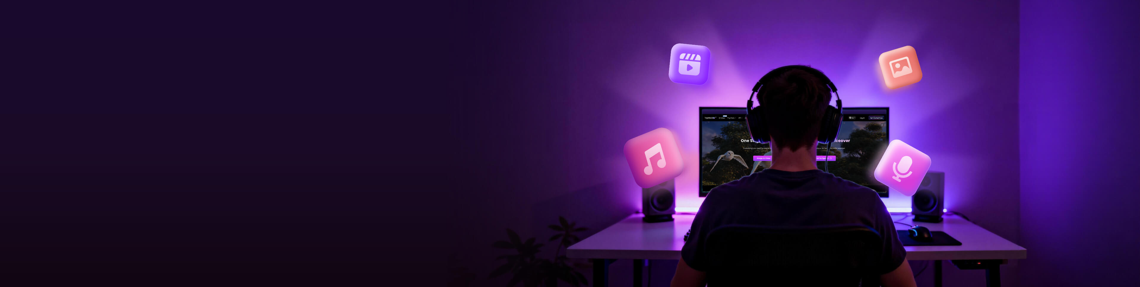 bottom banner background