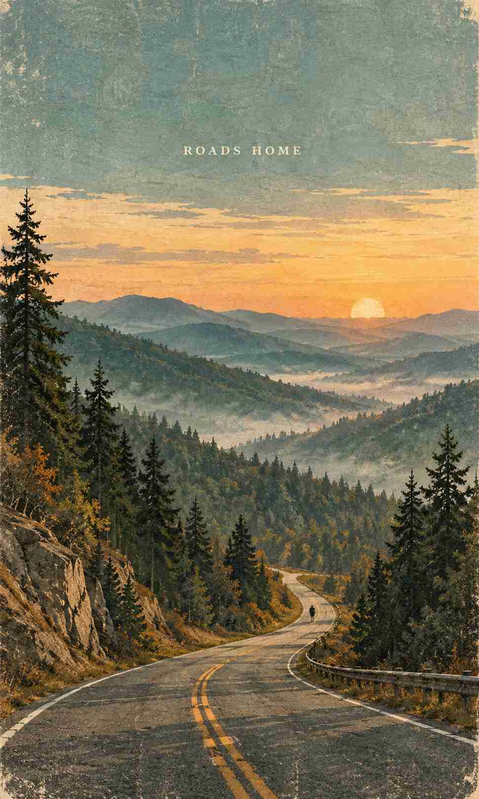 folk album cover roads home