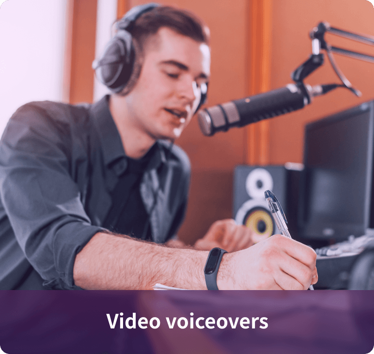 Video voiceovers