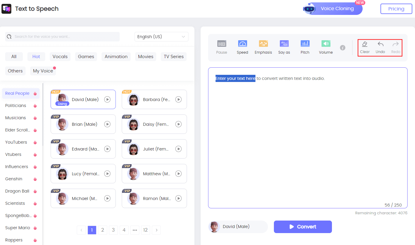 TopMediai Text to Speech-AI Voice Generator with Voice Cloning