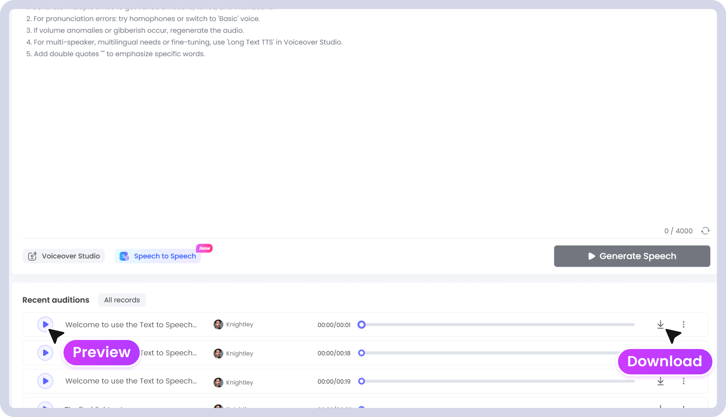 Step 3. Preview and Download.