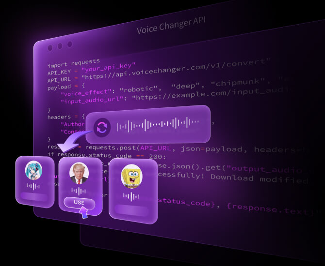 Voice Changer API Banner