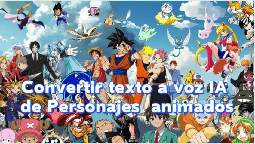 Convertir texto a voz voz de personajes AI
