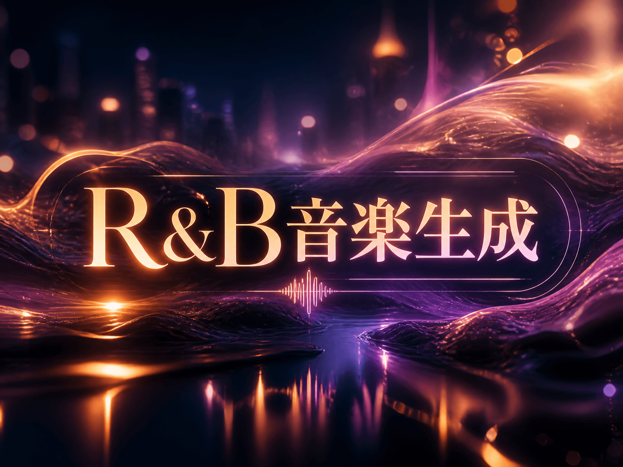 R&B音楽生成：人気の国内外R&B楽曲を作成