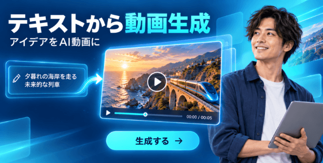 テキストから動画生成AIオンラインツール