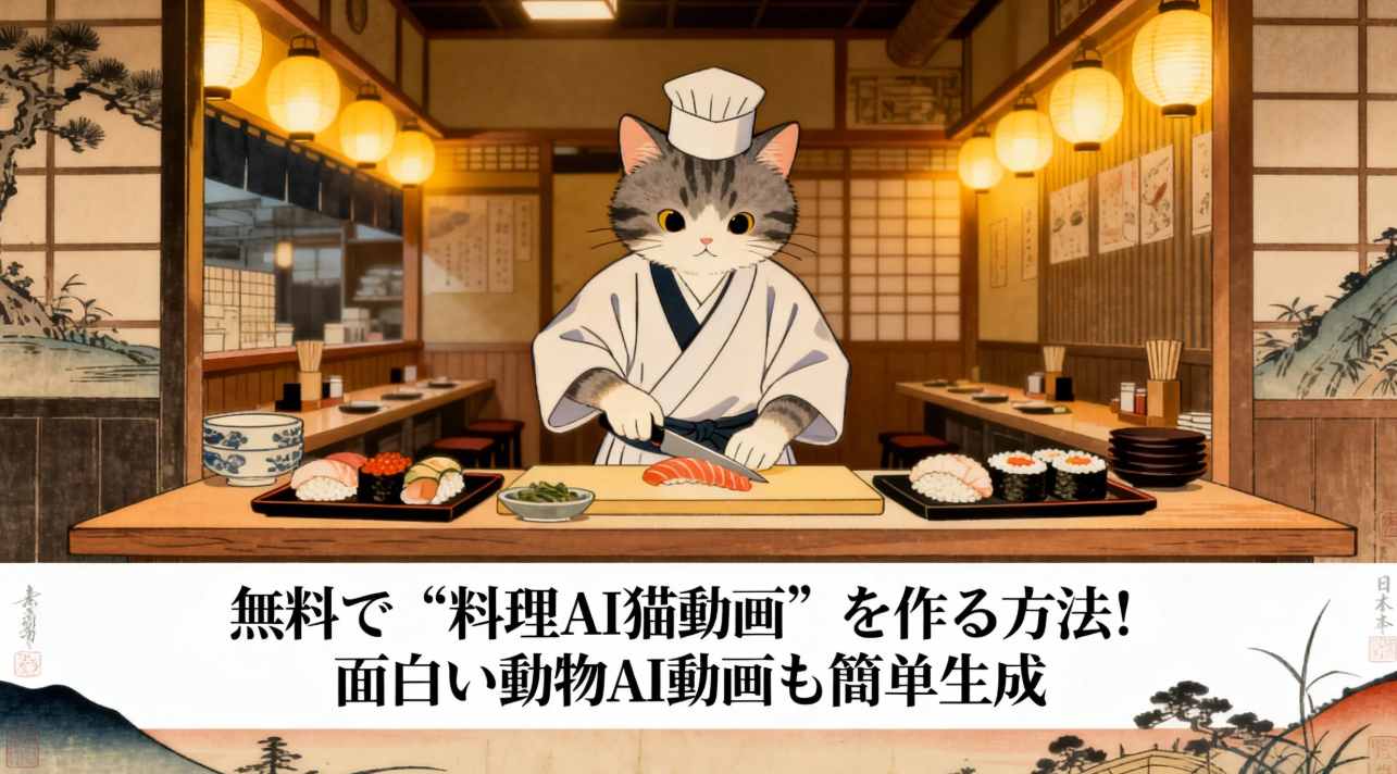 TopMediai 料理するAI猫動画