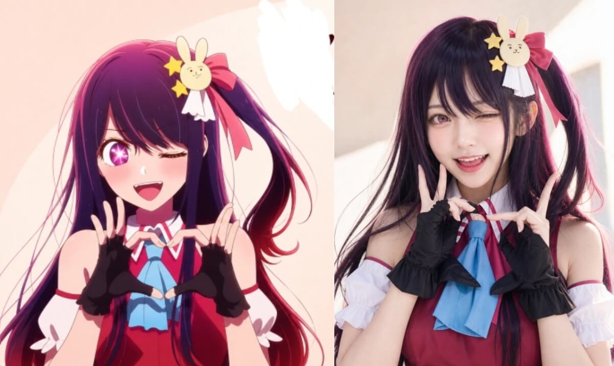 TopMediaiでアニメキャラをリアル化