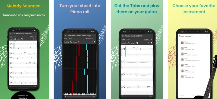 コード進行解析アプリmelody scanner