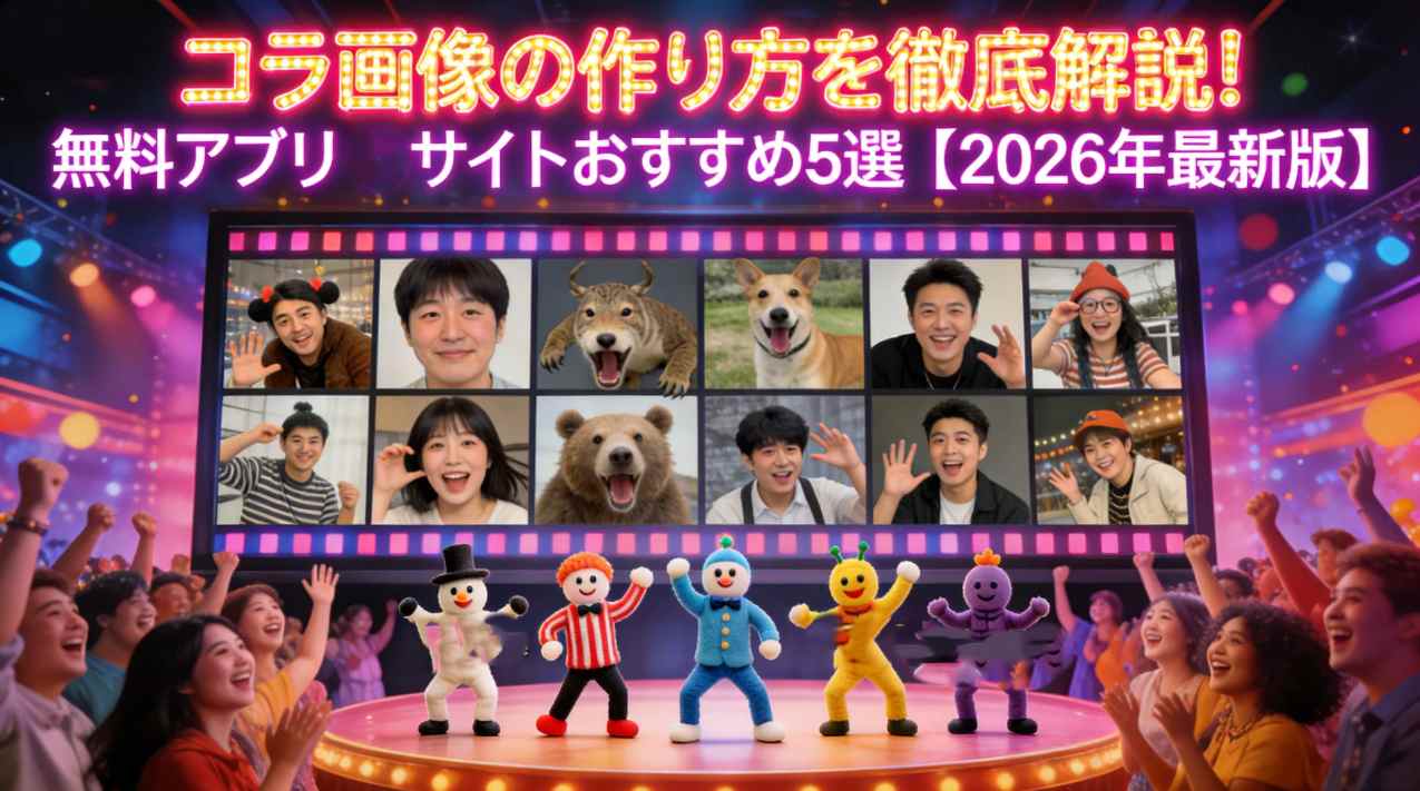 コラ画像の作り方を徹底解説！無料アプリ＆サイトおすすめ5選【2026年最新版】