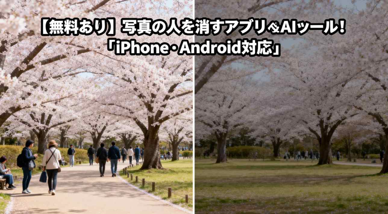 写真の人物を消す