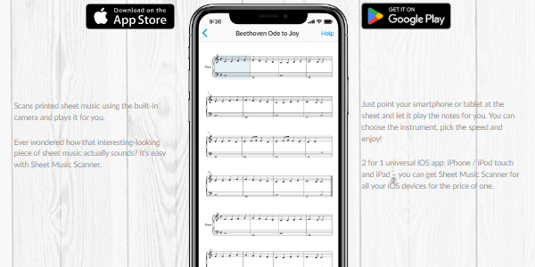 Sheet Music Scanner