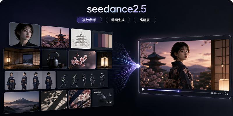 Seedance 2.5｜無料で原生30秒・高品質のAI動画を生成