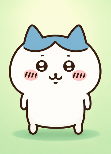 ハチワレ風のAIカバーサンプル