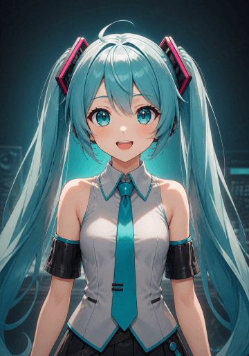初音ミク風のAIカバーサンプル