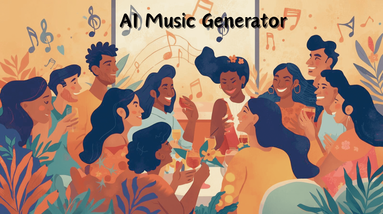 ai music generator interface