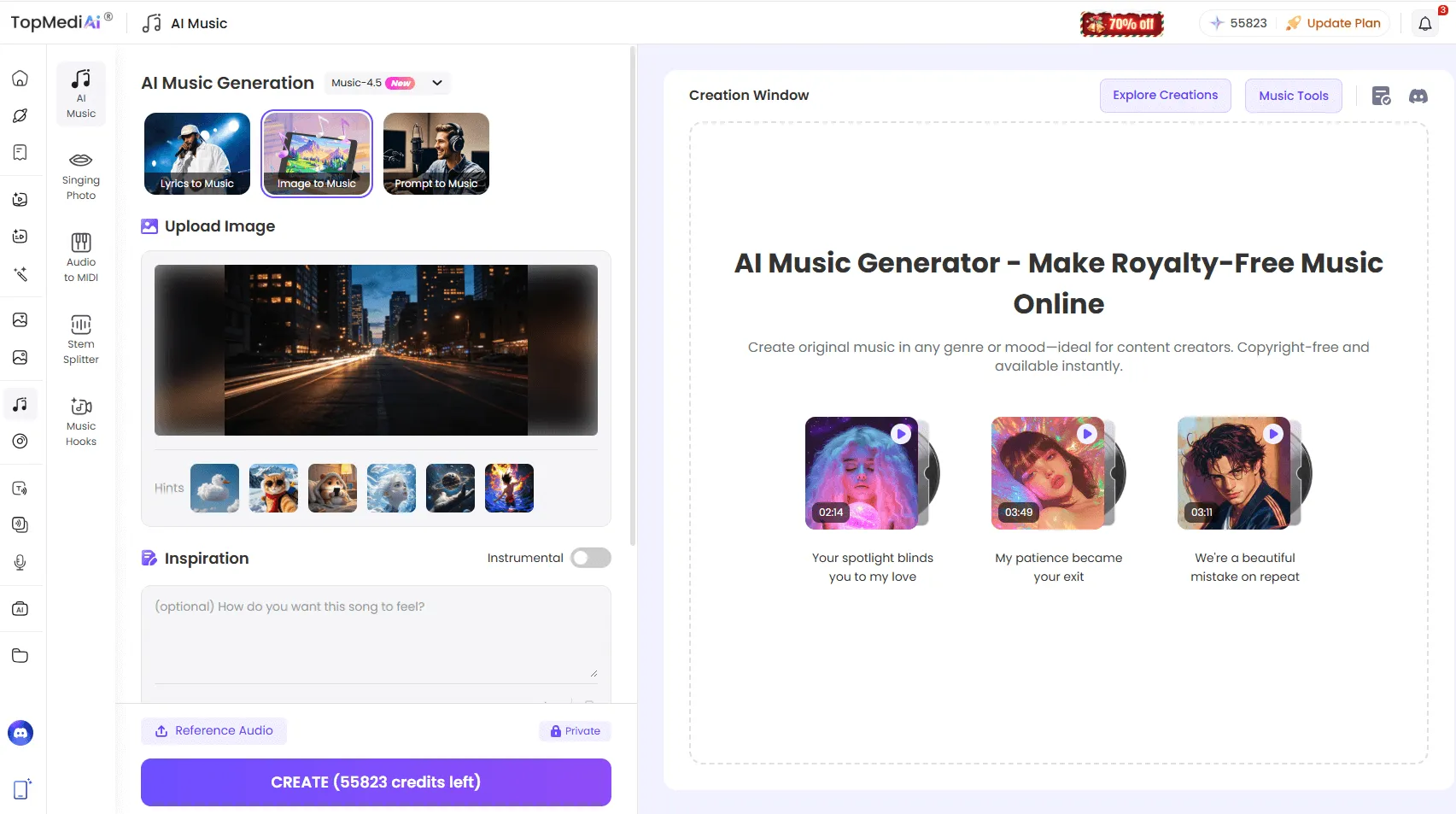 music generator step 1