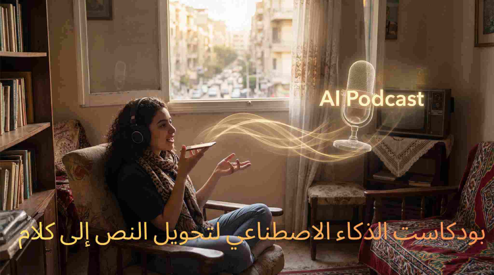 ai podcast tts no microphone