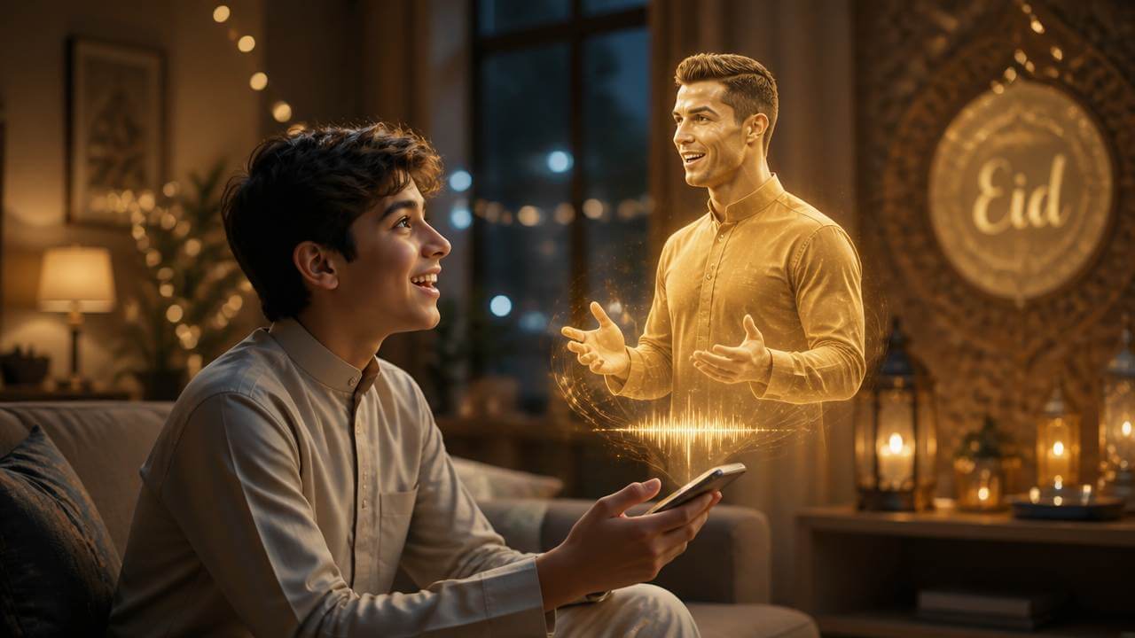 cristiano ronaldo ai voice eid
