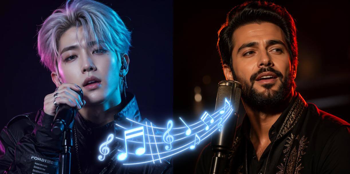 مولد ثنائي K-Pop بالذكاء الاصطناعي