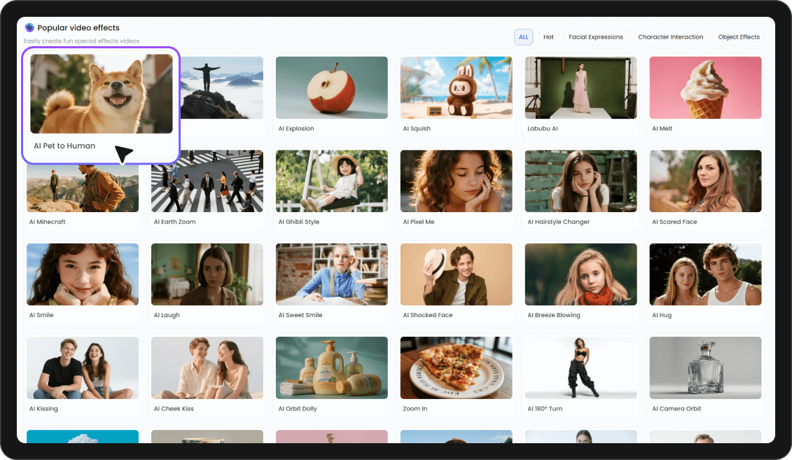 AI Video Effects Step 1